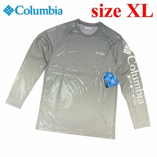 コロンビア(Columbia)の新品　XLサイズ　コロンビアPFG　ロングスリーブ　ブラック　グラデーション(Tシャツ/カットソー(七分/長袖))