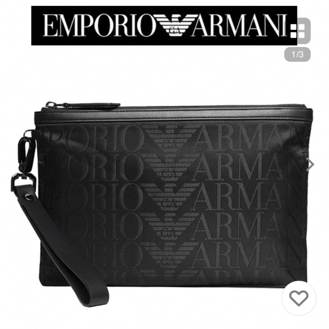 Emporio Armani(エンポリオアルマーニ)のアルマーニ　クラッチバッグ メンズのバッグ(セカンドバッグ/クラッチバッグ)の商品写真