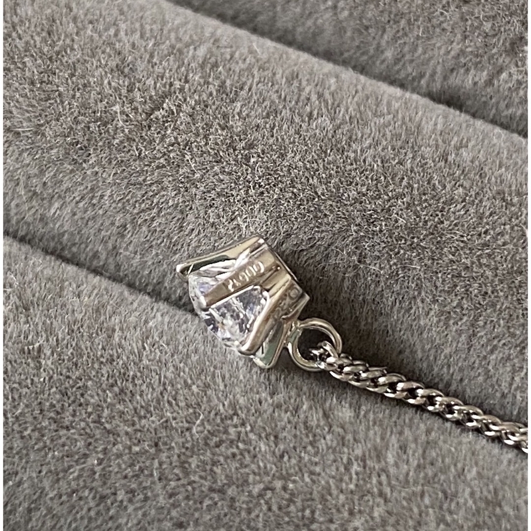 プラチナ　0.34ct    ダイヤモンド  ネックレス レディースのアクセサリー(ネックレス)の商品写真
