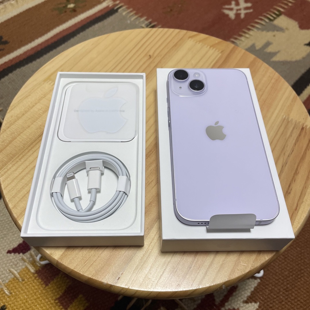 iPhone14 パープル　128G SIMフリー