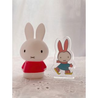 ミッフィー(miffy)の限定!ミッフィー雑貨フェスタ　ソフビ&おまけ　ピンクmiffy(キャラクターグッズ)