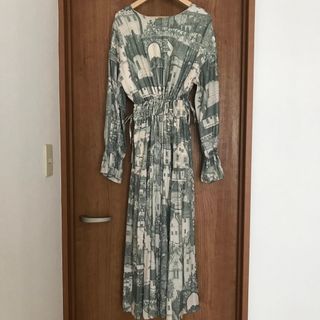 【AMERI 】TOWN VOLUME GATHER DRESS