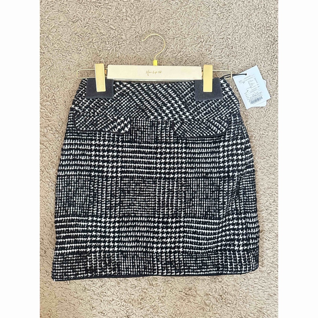 Her lip to - herlipto Hemingway Check Tweed Skirtの通販 by ♡shop