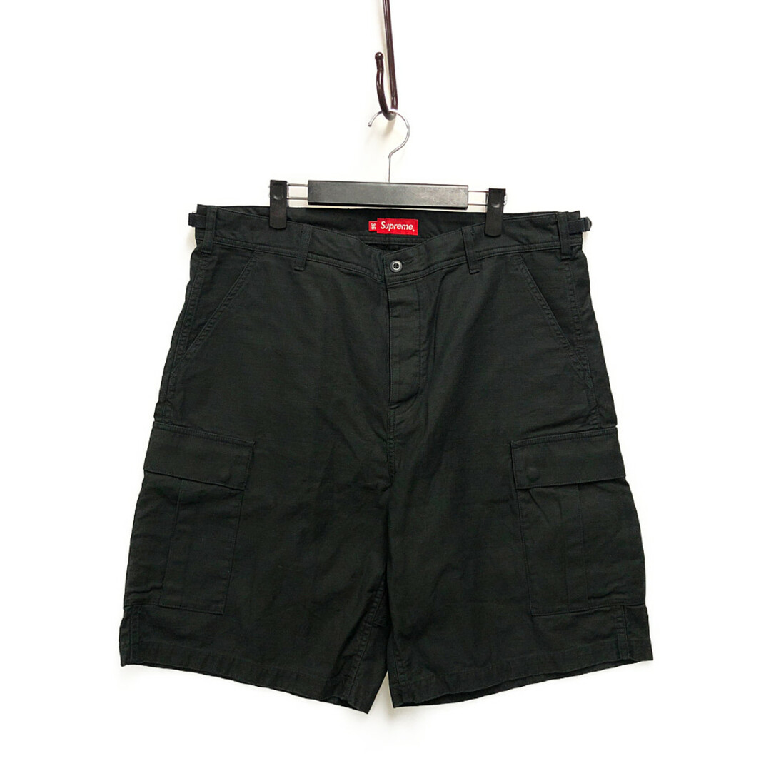 SUPREME シュプリーム 23SS Cargo Short カーゴ ショートパンツ 黒 サイズ36 正規品 / 31898約104cm股下