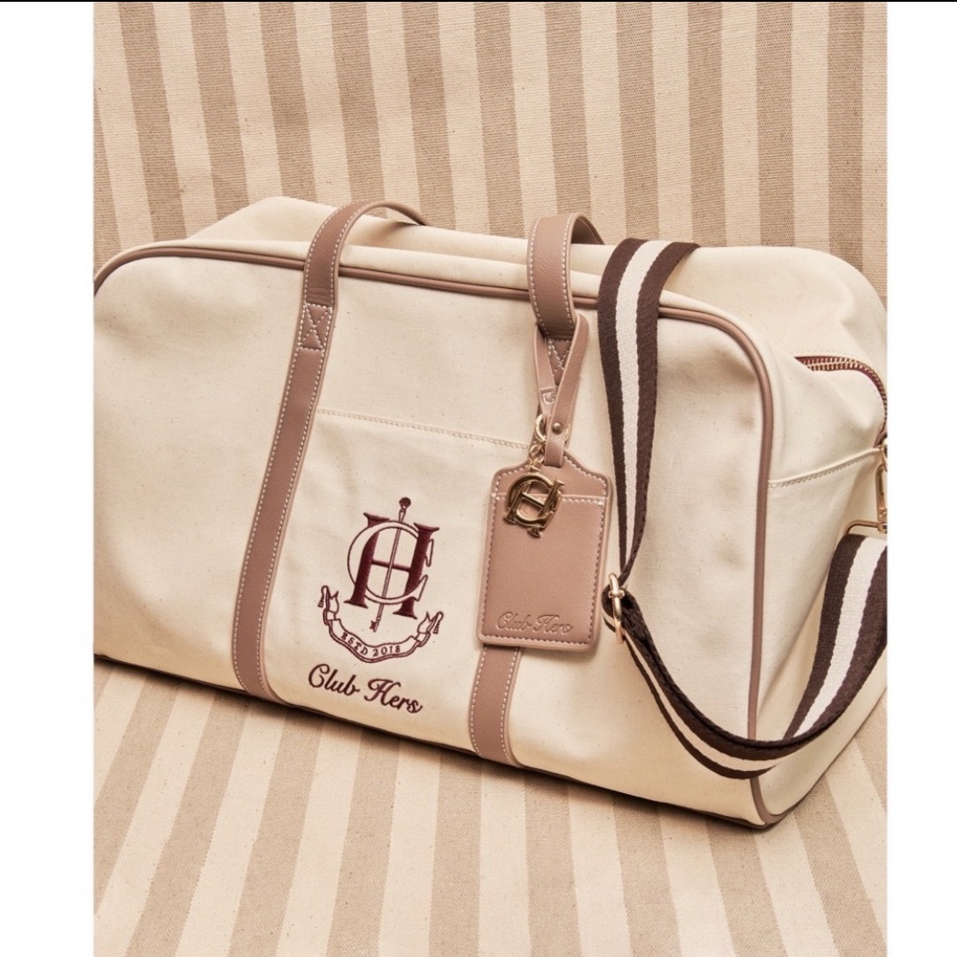 Herlipto Club Hers ノベルティ Boston Bag ボストン