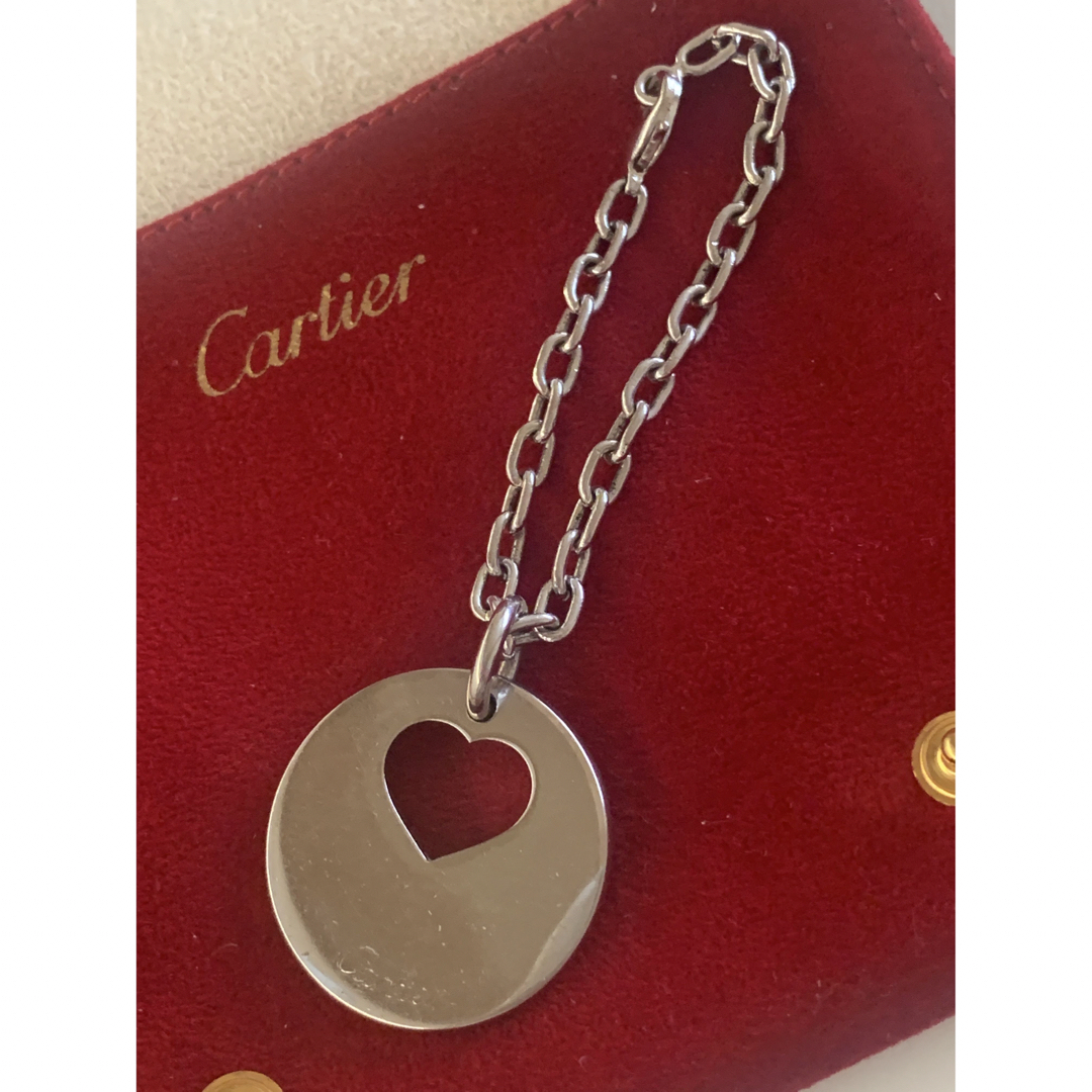 カルティエ☆Cartier キーリング チャーム 保存用ポーチ付き