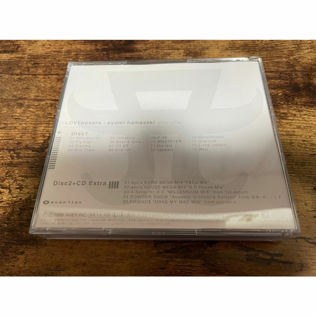 浜崎あゆみCD「LOVEppears」2枚組 白あゆ○の通販 by トムサウンド's
