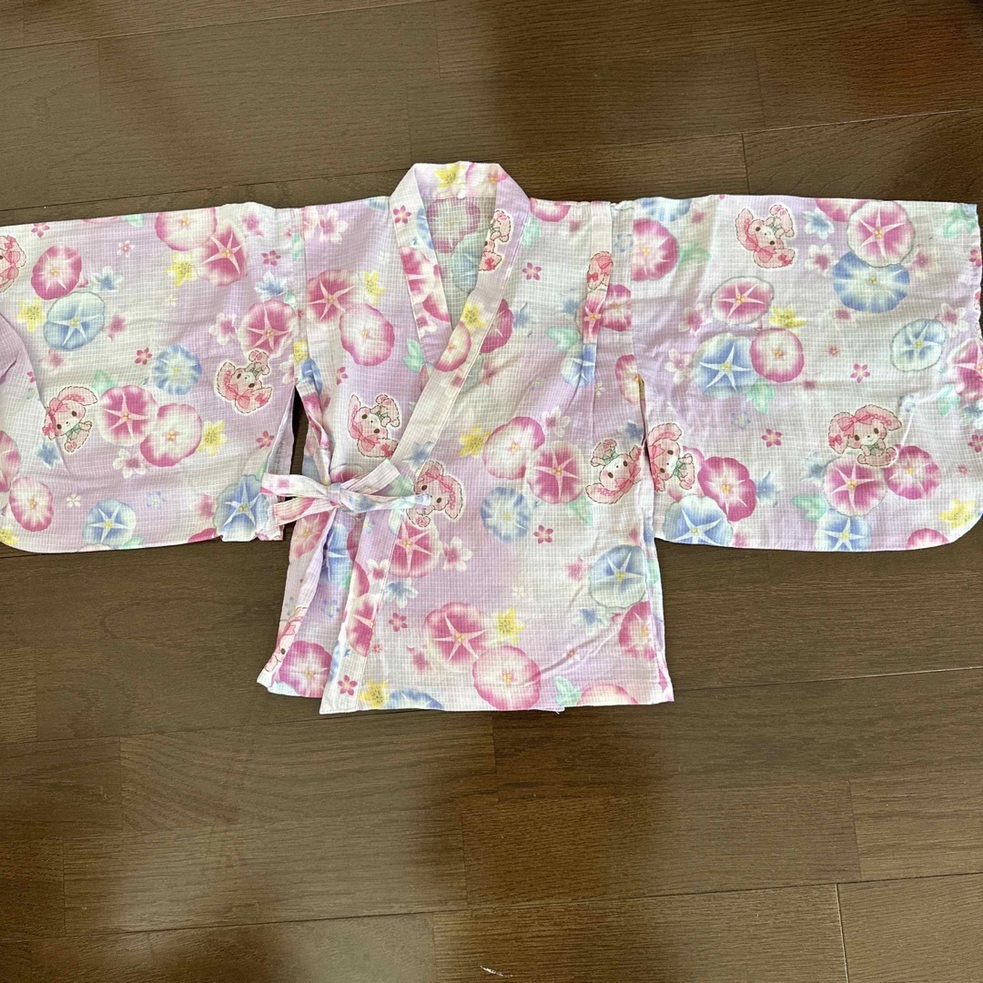 サンリオ(サンリオ)のサンリオ　浴衣　110サイズ キッズ/ベビー/マタニティのキッズ服女の子用(90cm~)(甚平/浴衣)の商品写真