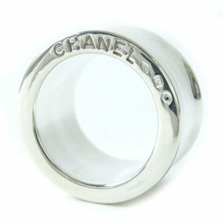 CHANEL - 極美品△CHANEL シャネル レディース SV925 ロゴ刻印 ワイド