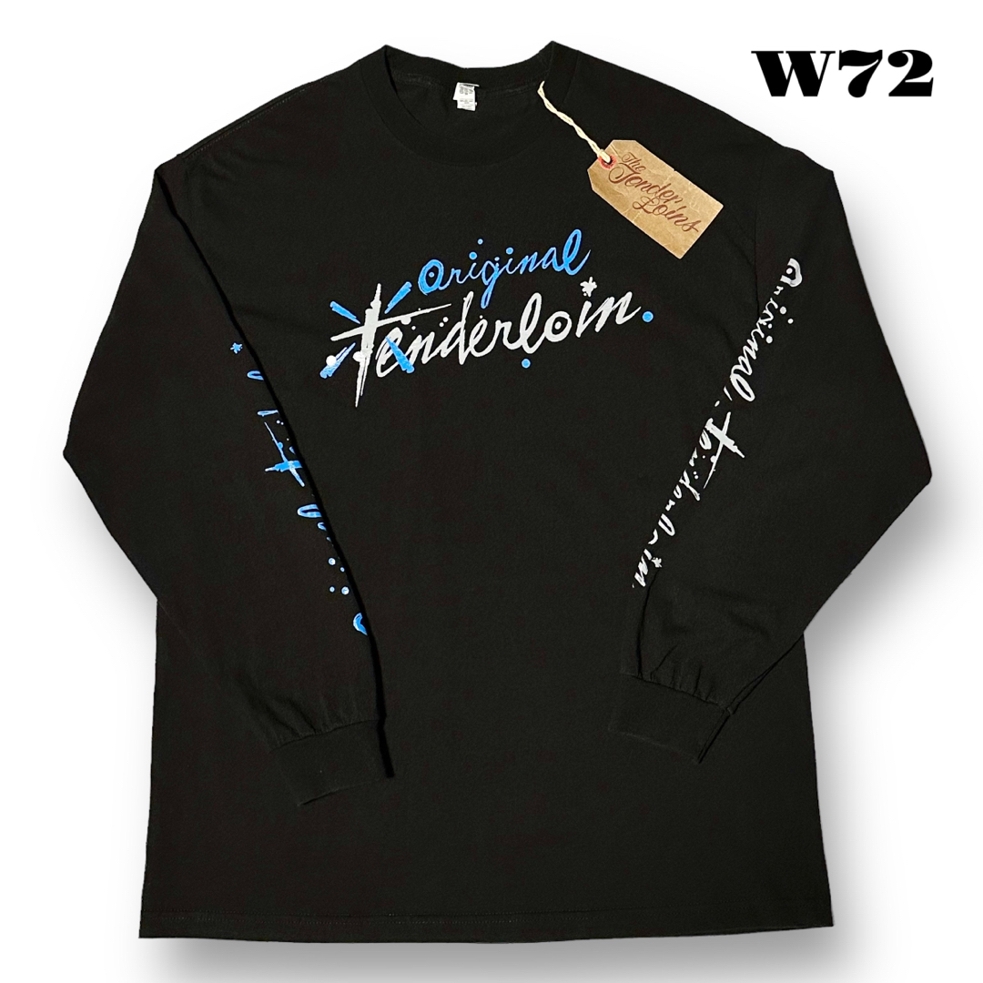 douzoロンT希少品！ TENDERLOIN 長袖Tシャツ ロンT PAC ブラック 黒 XL