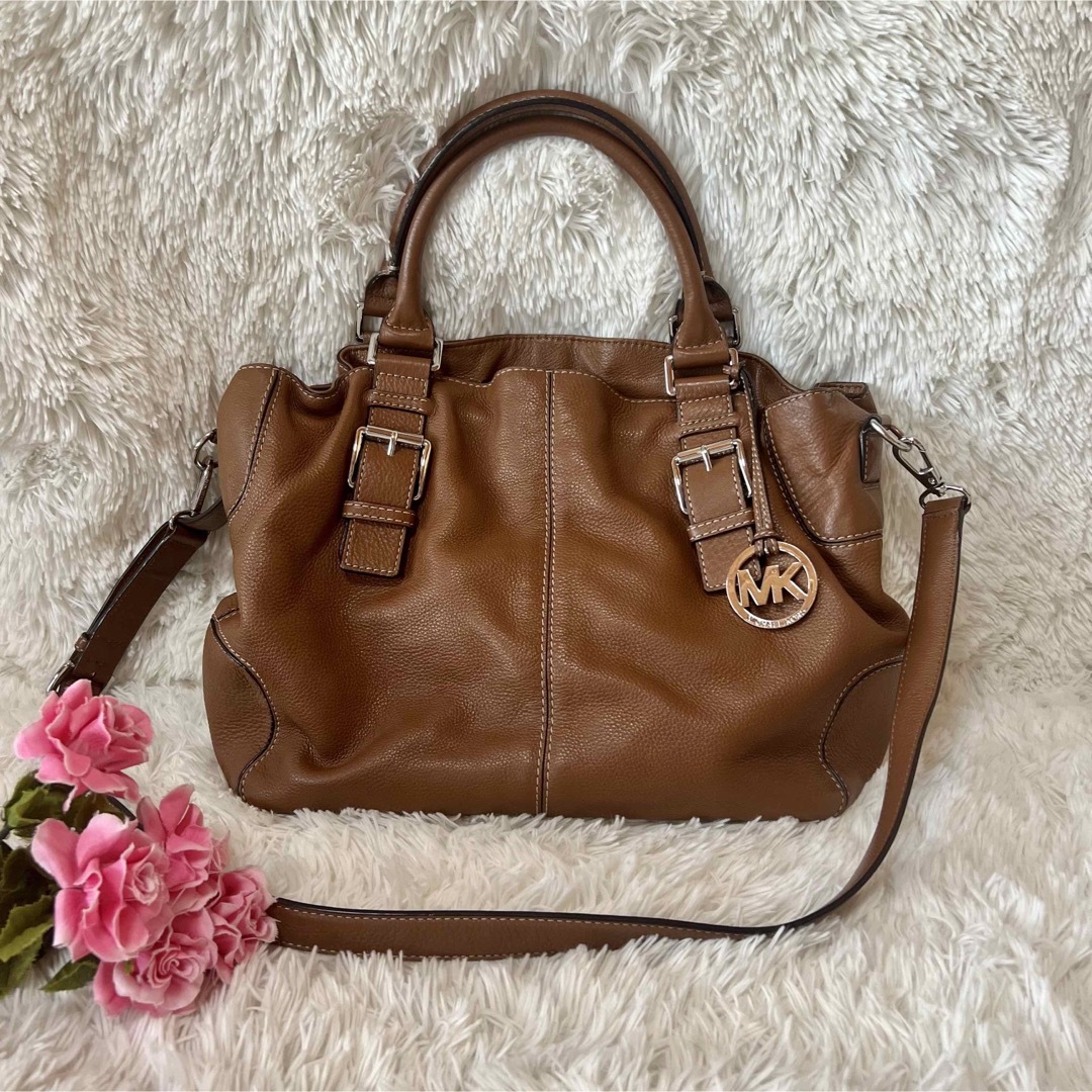 MICHEAL KORS ショルダーバッグ 美品 ブラウン