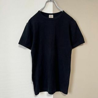 アヴィレックス(AVIREX)のアヴィレックス　リブニット半袖Tシャツ【S】シンプル　無地　フィット感(Tシャツ/カットソー(半袖/袖なし))