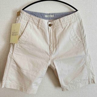 カフィカ(KAFIKA)の新品未使用.バミューダショートパンツ.ホワイト39(ショートパンツ)