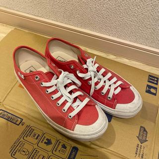 ヴァンズ(VANS)のVANS スニーカーレッド 赤26.5cm V67CVS(スニーカー)