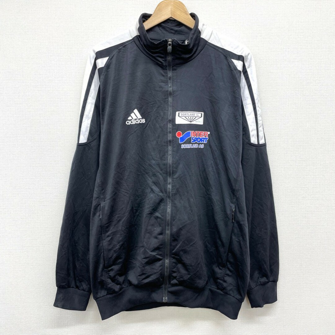 希少　デサント製　adidas ヴィンテージ　90年代　ジップニット