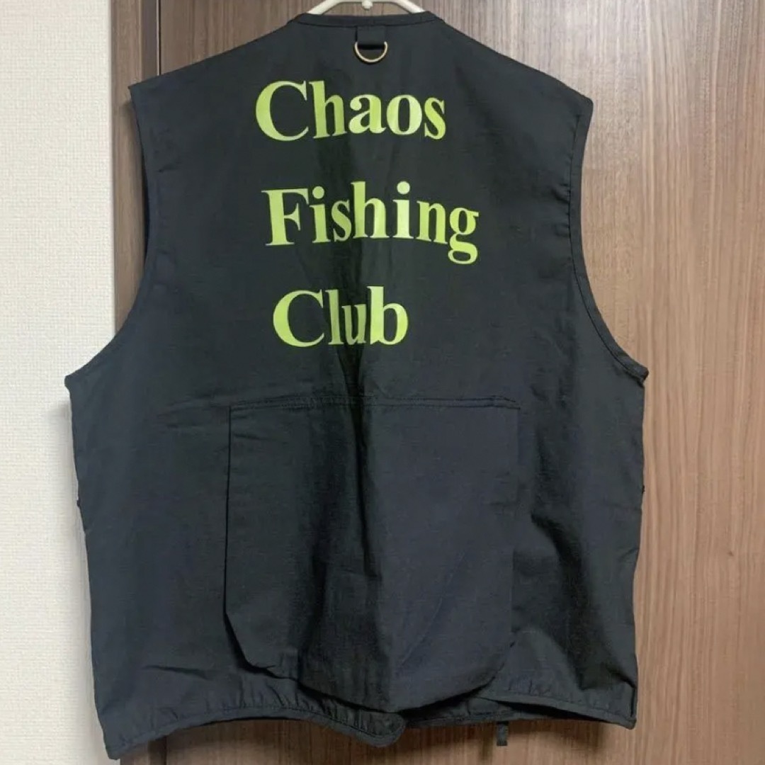 Chaos Fishing Club フィッシングベスト L ベスト 黒