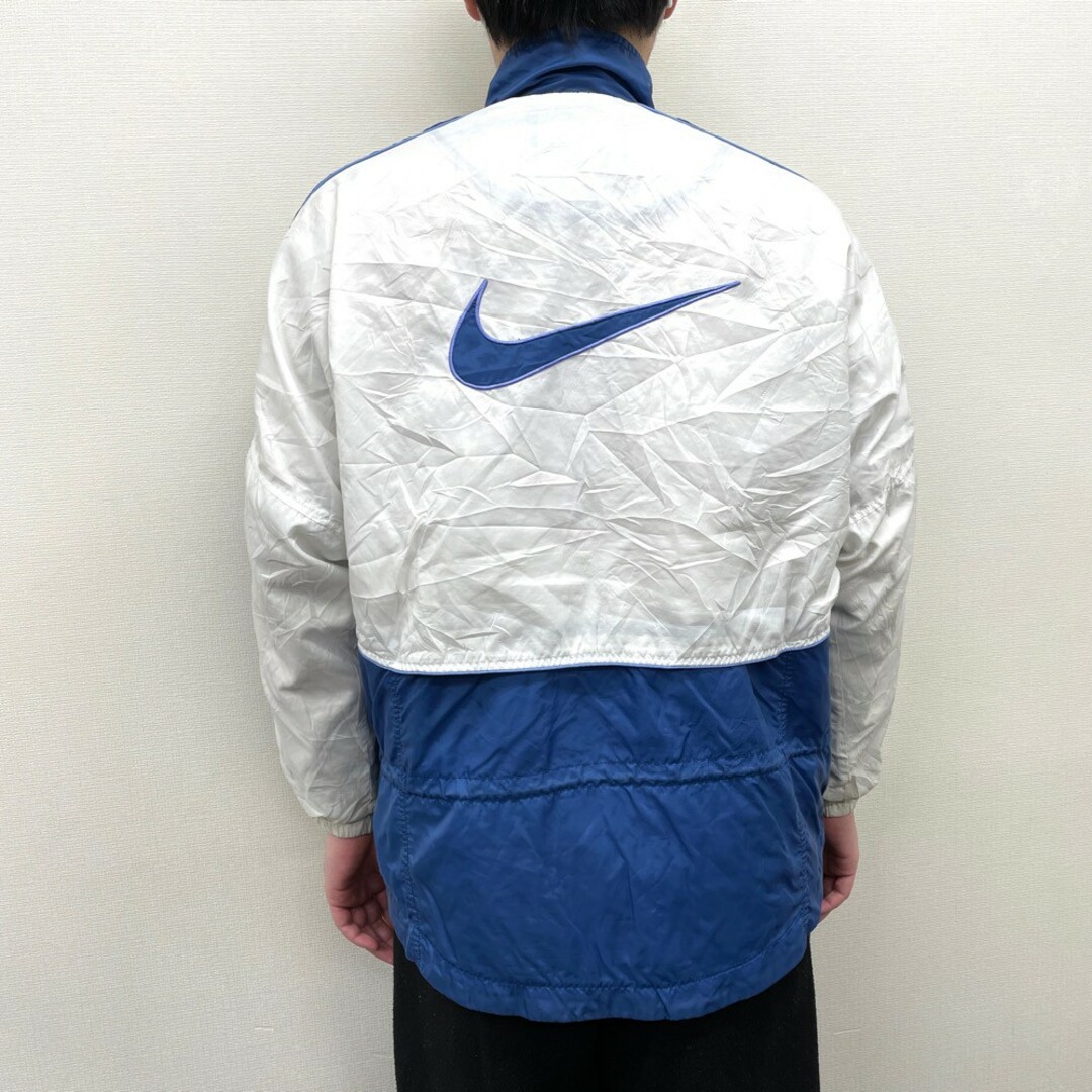 【ヴィンテージ】Y2K NIKE/ナイキ 両面刺繍 ジップアップジャケット