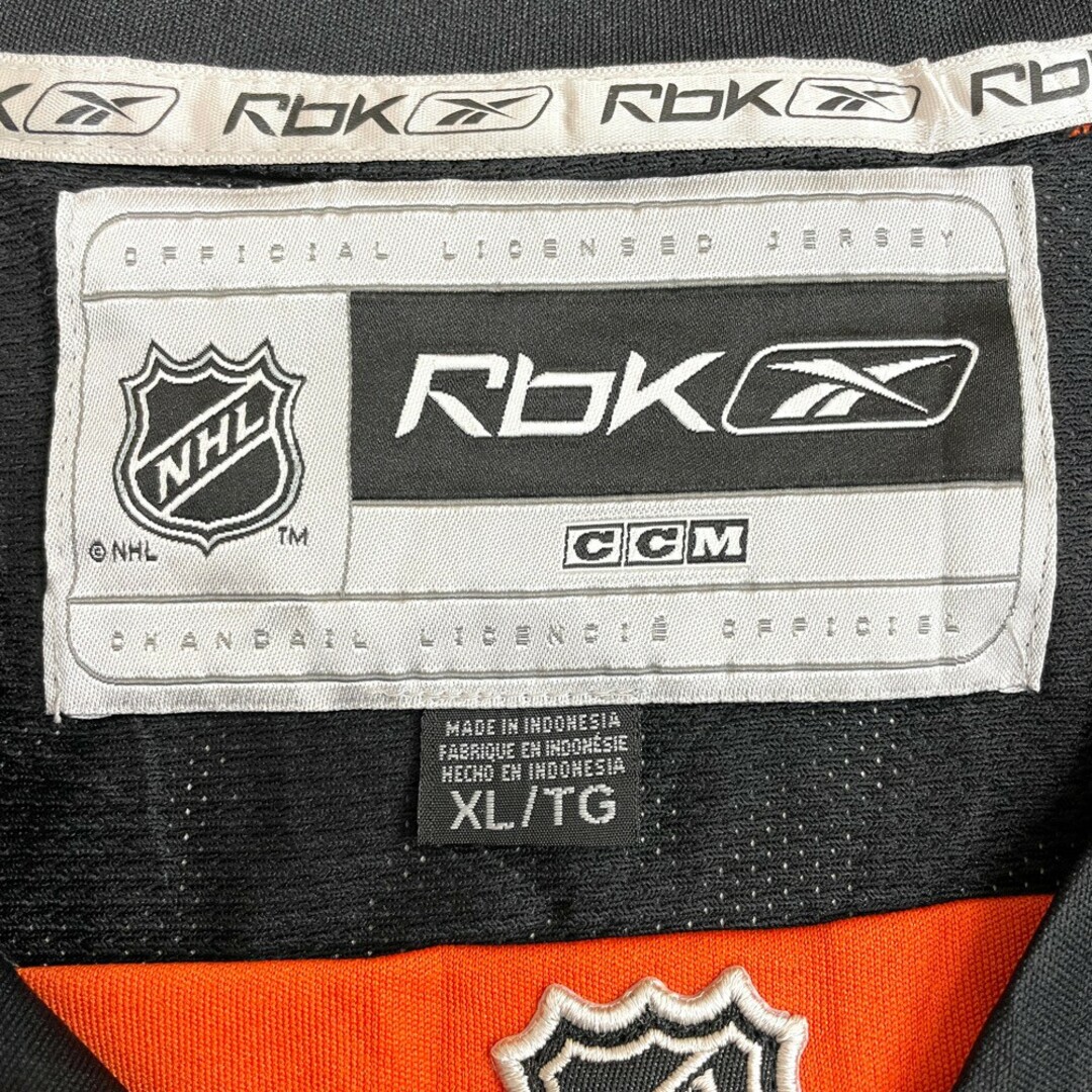 シャツ種類アイスホッケーreebok リーボック NHL フライヤーズ ホッケーシャツ ユニフォーム