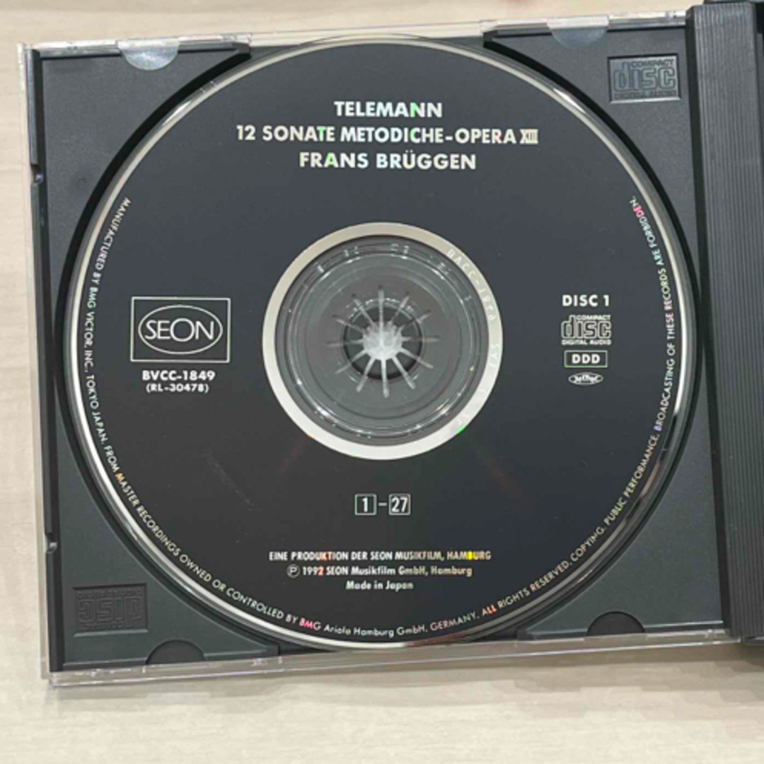 テレマン：12のメトーディッシェ・ゾナーテン 【CD】 エンタメ/ホビーのCD(クラシック)の商品写真