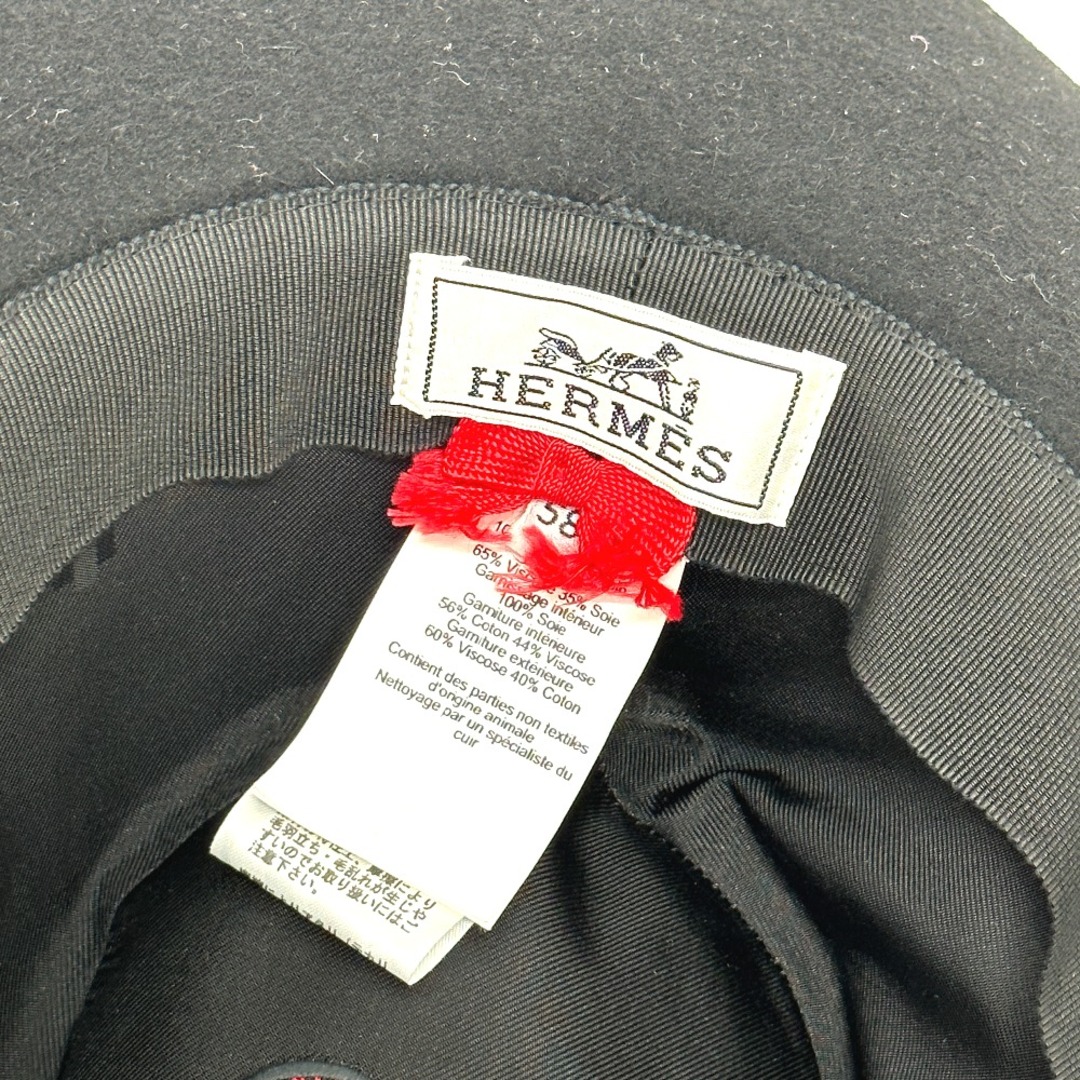 HERMES - エルメス HERMES ミニクー ハート ハット帽 帽子 HERMES - エルメス HERMES ミニクー ハート ハット帽 帽子