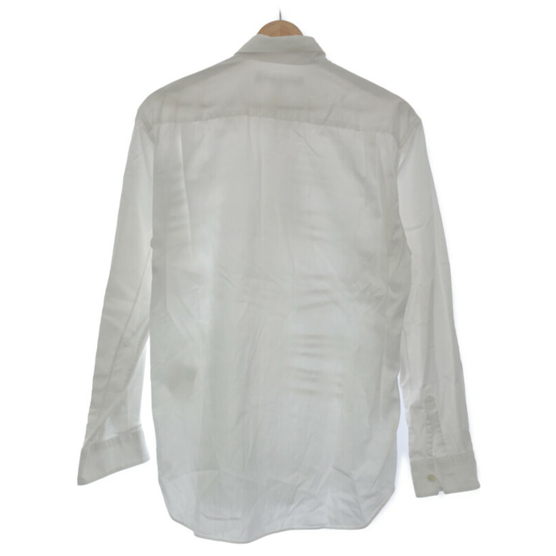 COMME des GARCONS(コムデギャルソン)のCOMME des GARCONS SHIRT コムデギャルソンシャツ 21SS cotton print poplin フロントデザインシャツ ホワイト S メンズのトップス(シャツ)の商品写真