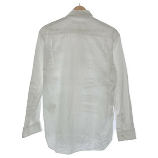 COMME des GARCONS SHIRT コムデギャルソンシャツ 21SS cotton print poplin フロントデザインシャツ ホワイト S