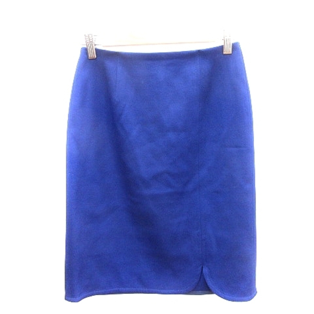 Ballsey(ボールジィ)のボールジー BALLSEY タイトスカート ひざ丈 ウール 34 青 ブルー レディースのスカート(ひざ丈スカート)の商品写真