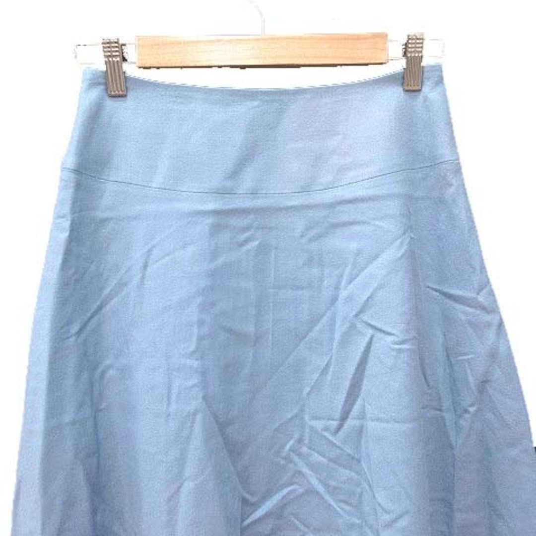 GALLARDA GALANTE(ガリャルダガランテ)のガリャルダガランテ フレアスカート ひざ丈 イレギュラーヘム ウール 0 青 レディースのスカート(ひざ丈スカート)の商品写真