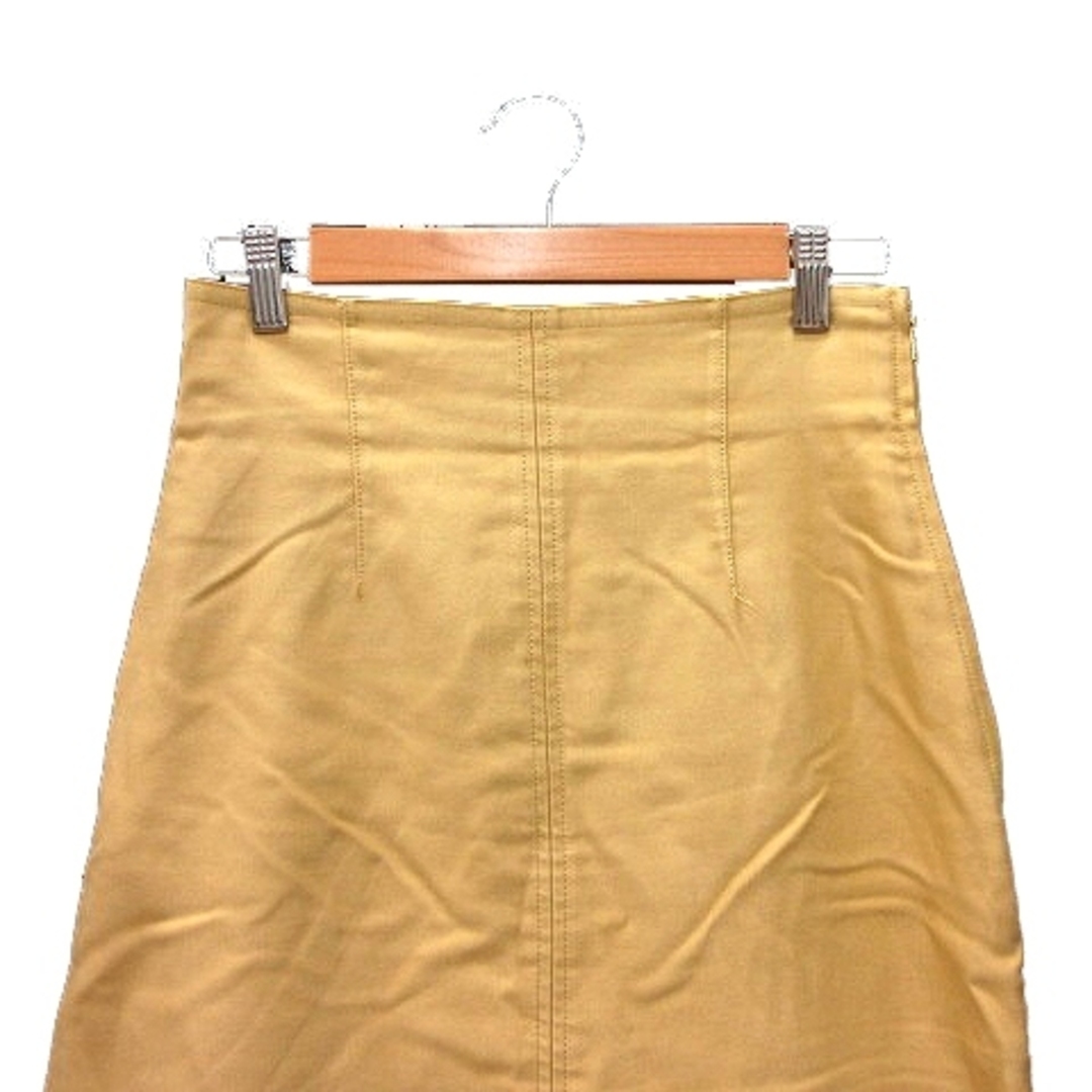 Noble(ノーブル)のノーブル NOBLE フレアスカート マキシ ロング 36 黄色 イエロー レディースのスカート(ロングスカート)の商品写真