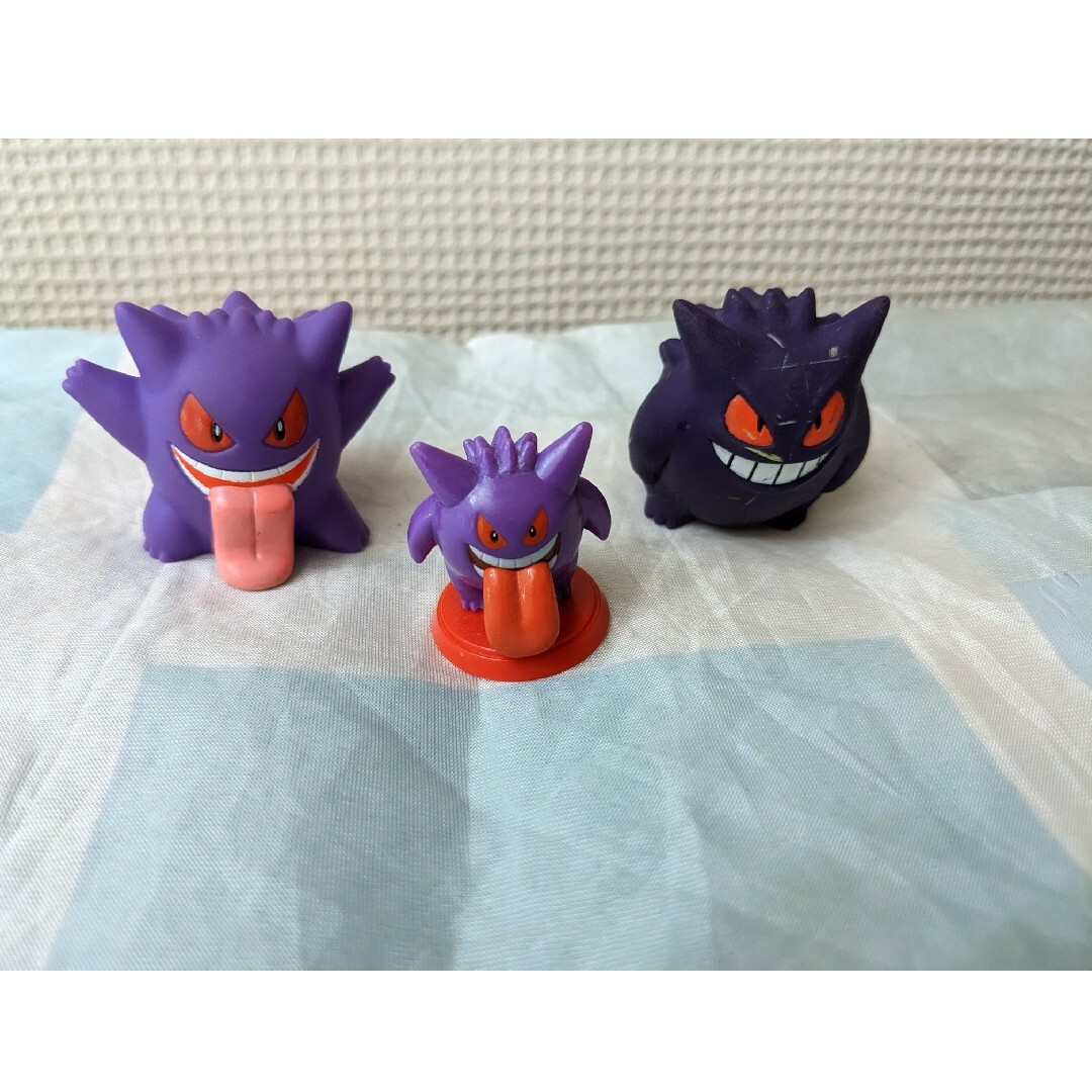 ポケモン - ポケモン 古め ゲンガー指人形2種類 ベロ出し、ベロ出し