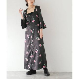 toujours トゥジュー  花柄ワンピース　2021AW