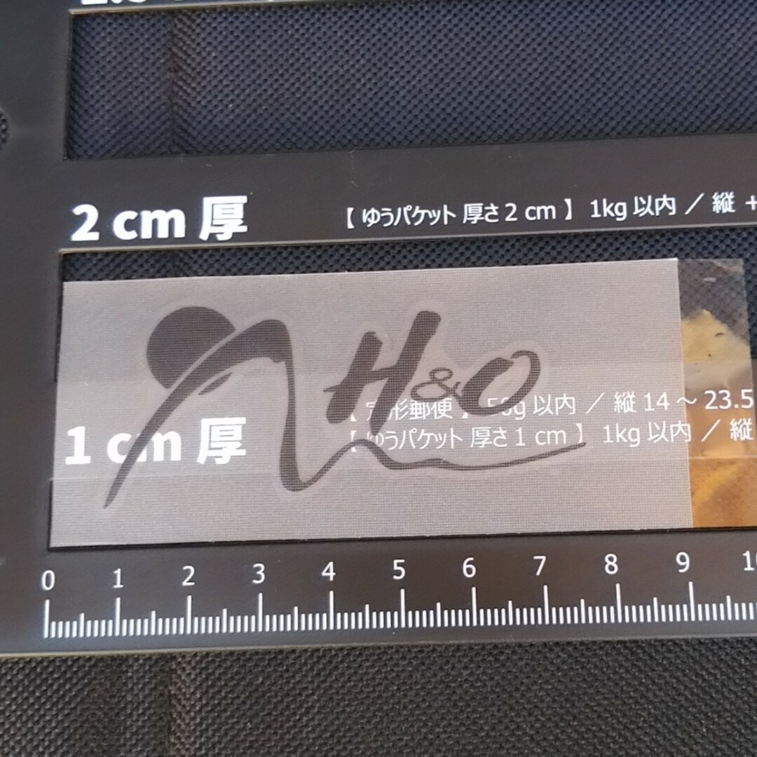 新品  h&o ステッカー  ブラック スポーツ/アウトドアのアウトドア(その他)の商品写真