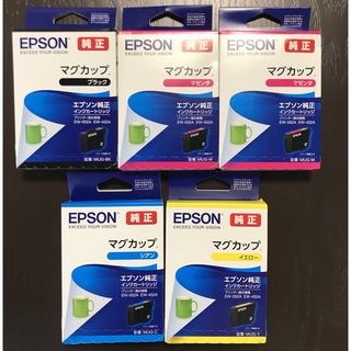 エプソン(EPSON)の新品　未開封　エプソン純正インクカートリッジ　マグカップ　5色セット(OA機器)