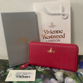 ヴィヴィアンウエストウッド(Vivienne Westwood)の【新品・未使用】ヴィヴィアンウエストウッド　長財布　55VV306 ピンク(長財布)