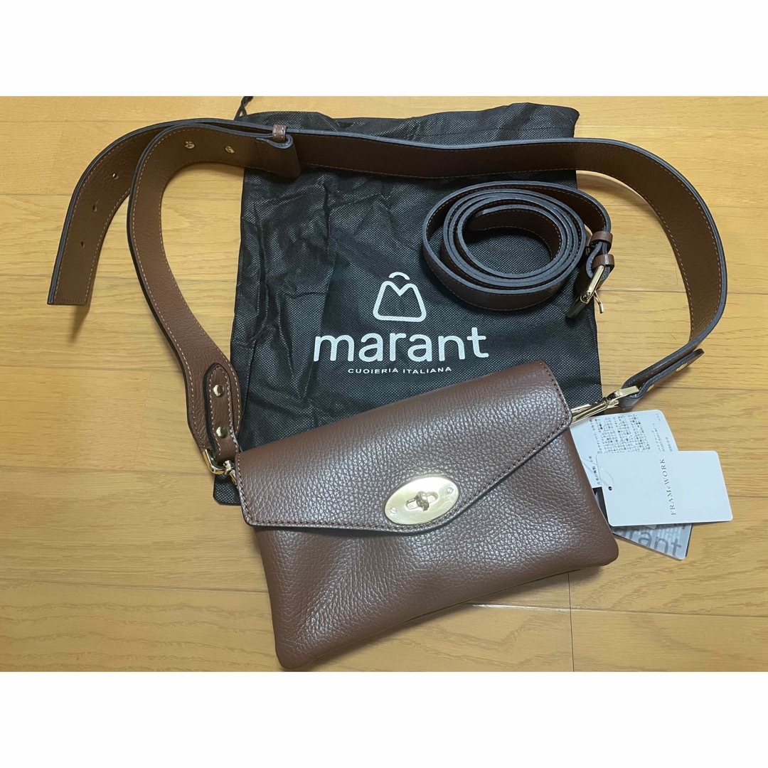 FRAMeWORK(フレームワーク)の【MARANT】別注ベルト付きショルダーバッグ レディースのバッグ(ショルダーバッグ)の商品写真