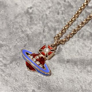 美品 ヴィヴィアンウエストウッド レジーナ スモールバス レリーフ ネックレス