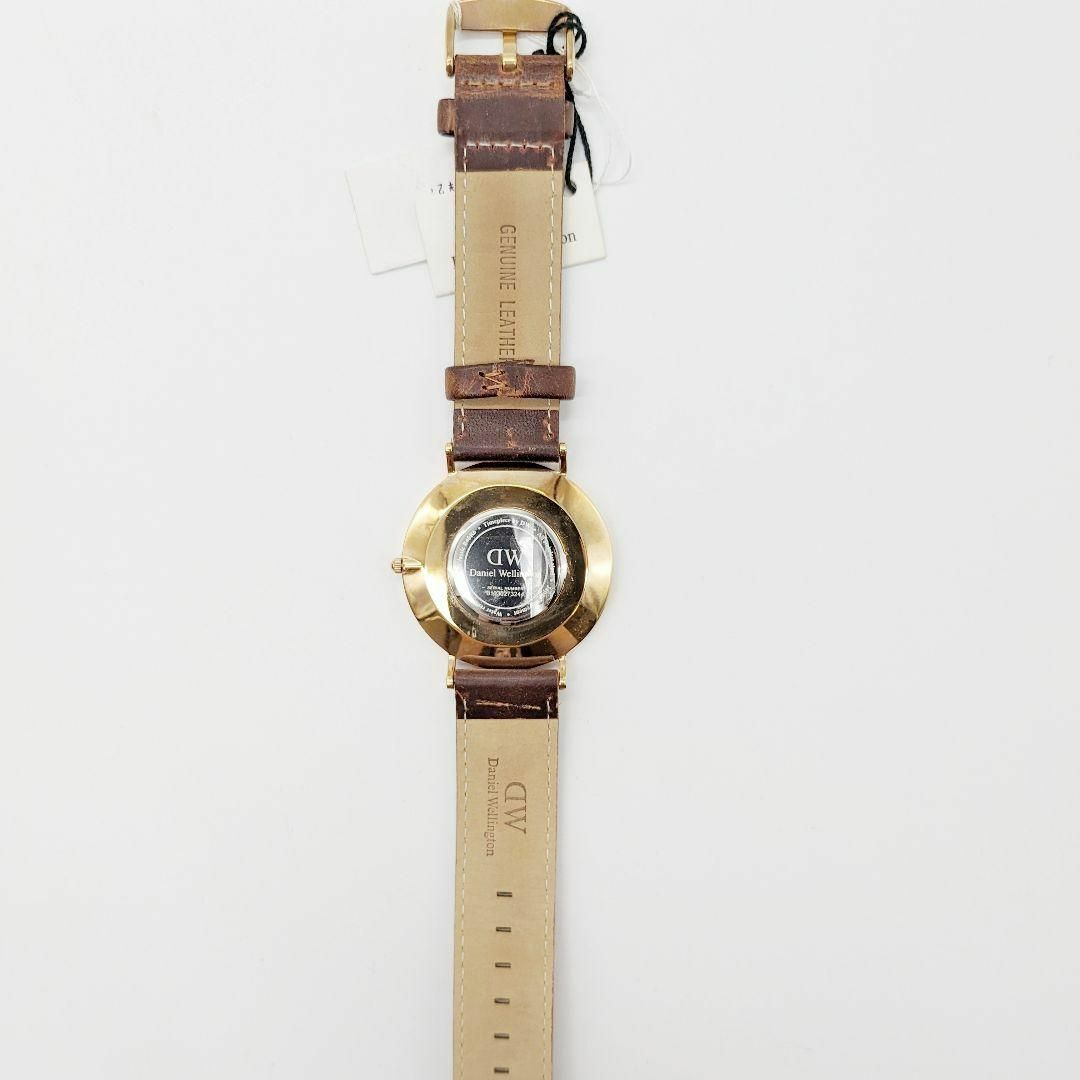 Daniel Wellington(ダニエルウェリントン)の未使用 ダニエルウェリントン 40mm 時計 ホワイト文字盤 D366 メンズの時計(腕時計(アナログ))の商品写真
