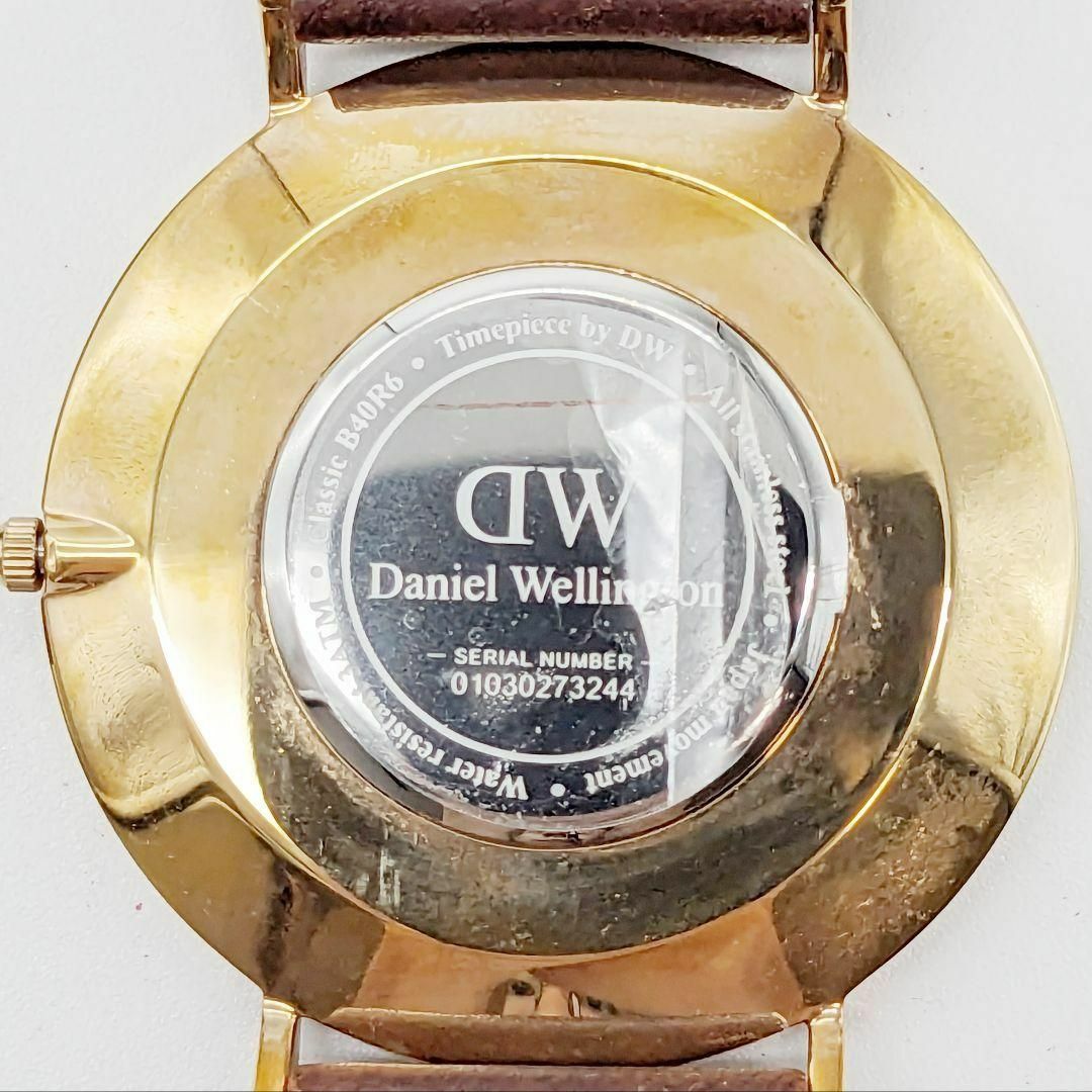 Daniel Wellington(ダニエルウェリントン)の未使用 ダニエルウェリントン 40mm 時計 ホワイト文字盤 D366 メンズの時計(腕時計(アナログ))の商品写真