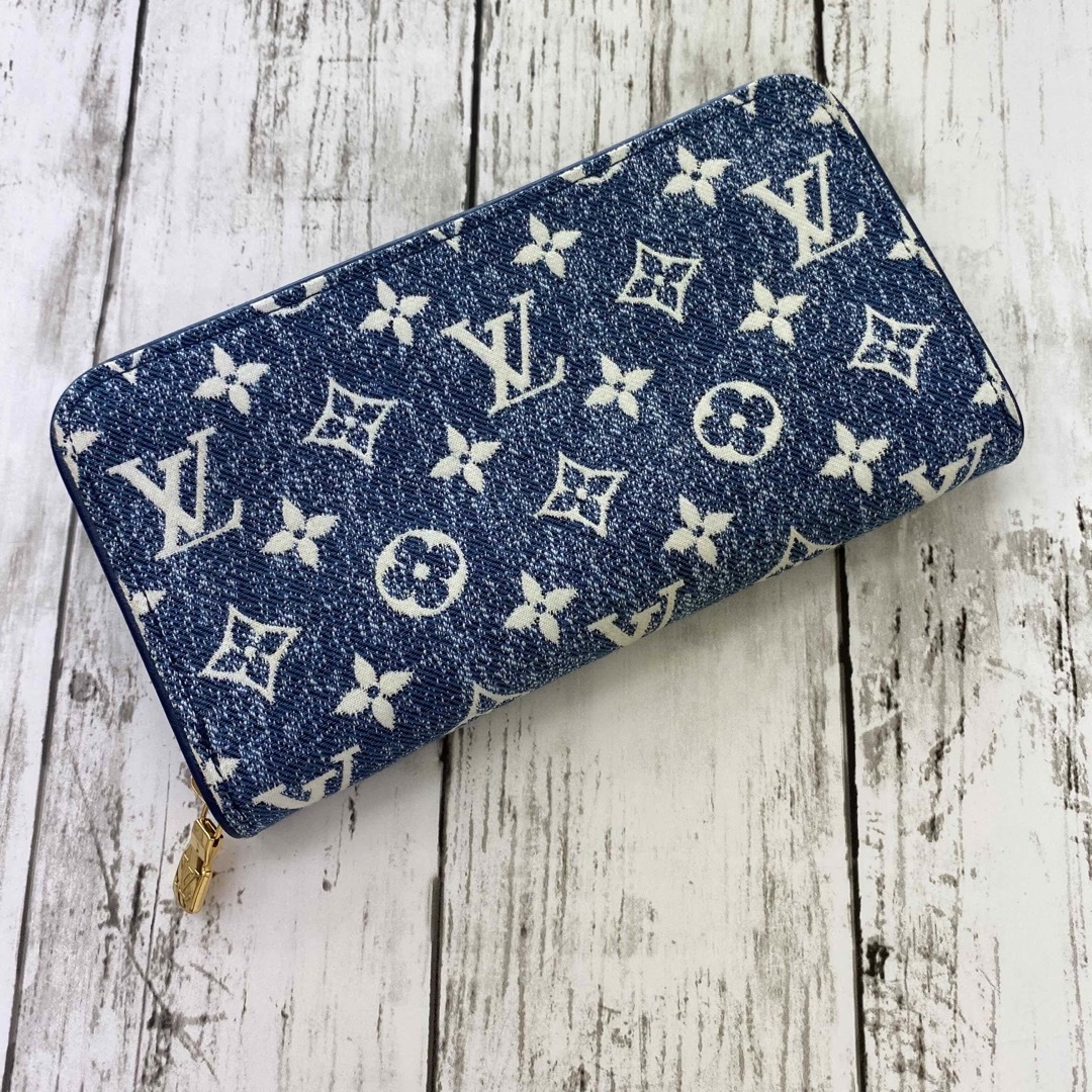 【希少・美品】LOUIS VUITTON デニム 長財布 ジッピーウォレット