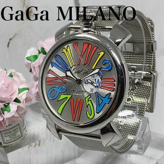 ガガミラノ(GaGa MILANO)の腕時計メンズレディース Gagaミラノマヌアーレ46男性用イタリアブランド(腕時計(アナログ))
