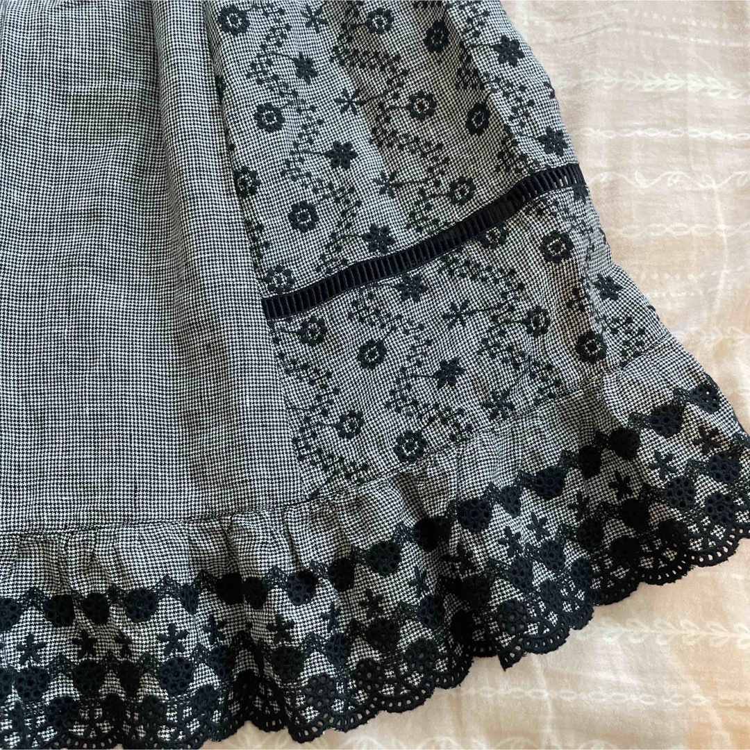 サマンサモスモス×kazumiコラボ 刺繍レース3WAYスカート - ロングスカート
