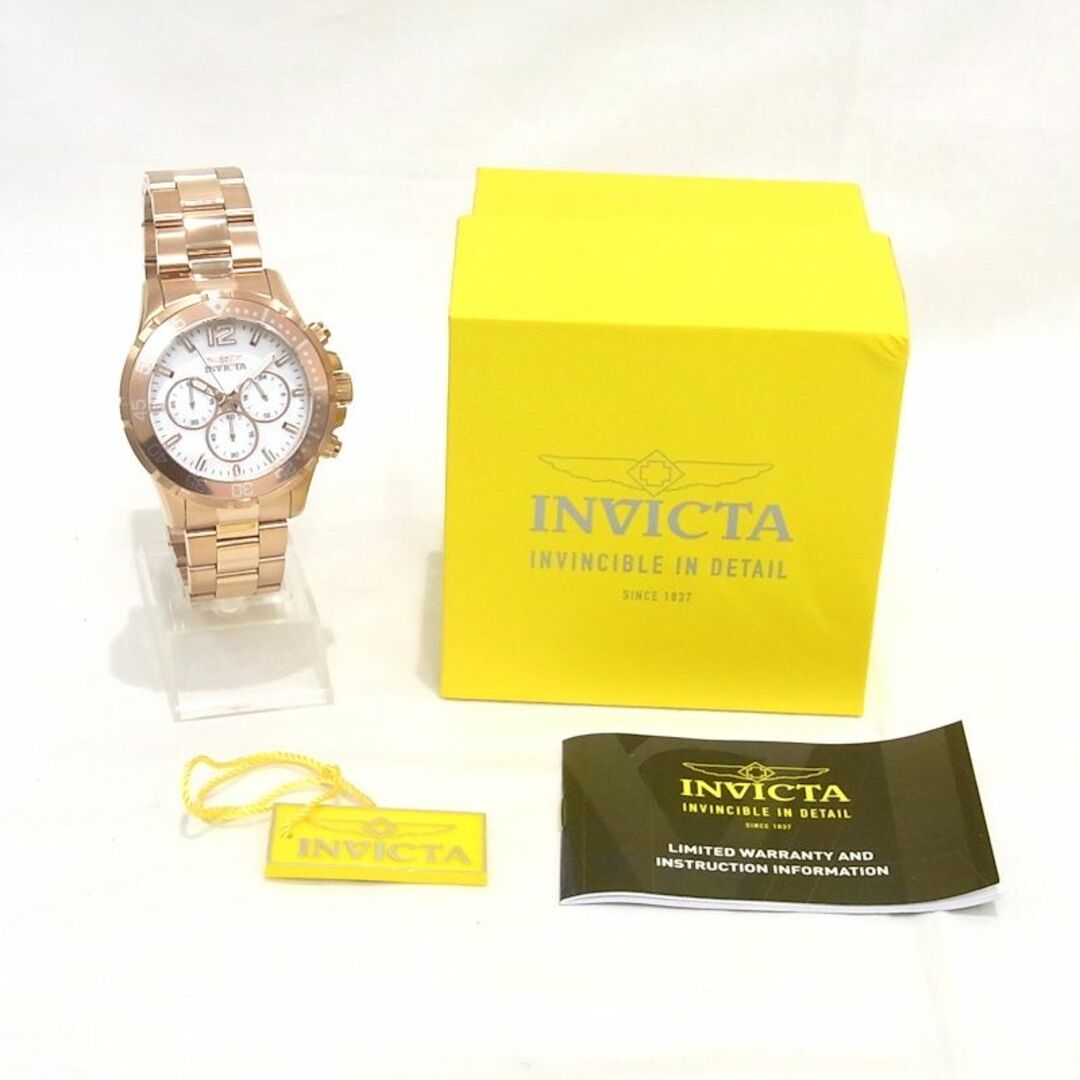 INVICTA(インビクタ)のINVICTA インヴィクタ スペシャリティ クロノグラフ 29461 クオーツ Specialty PGカラー メンズ インビクタ  メンズの時計(腕時計(アナログ))の商品写真