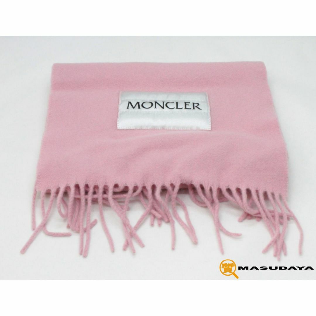 MONCLER - モンクレール ロゴパッチマフラー【超美品】の通販 by 質