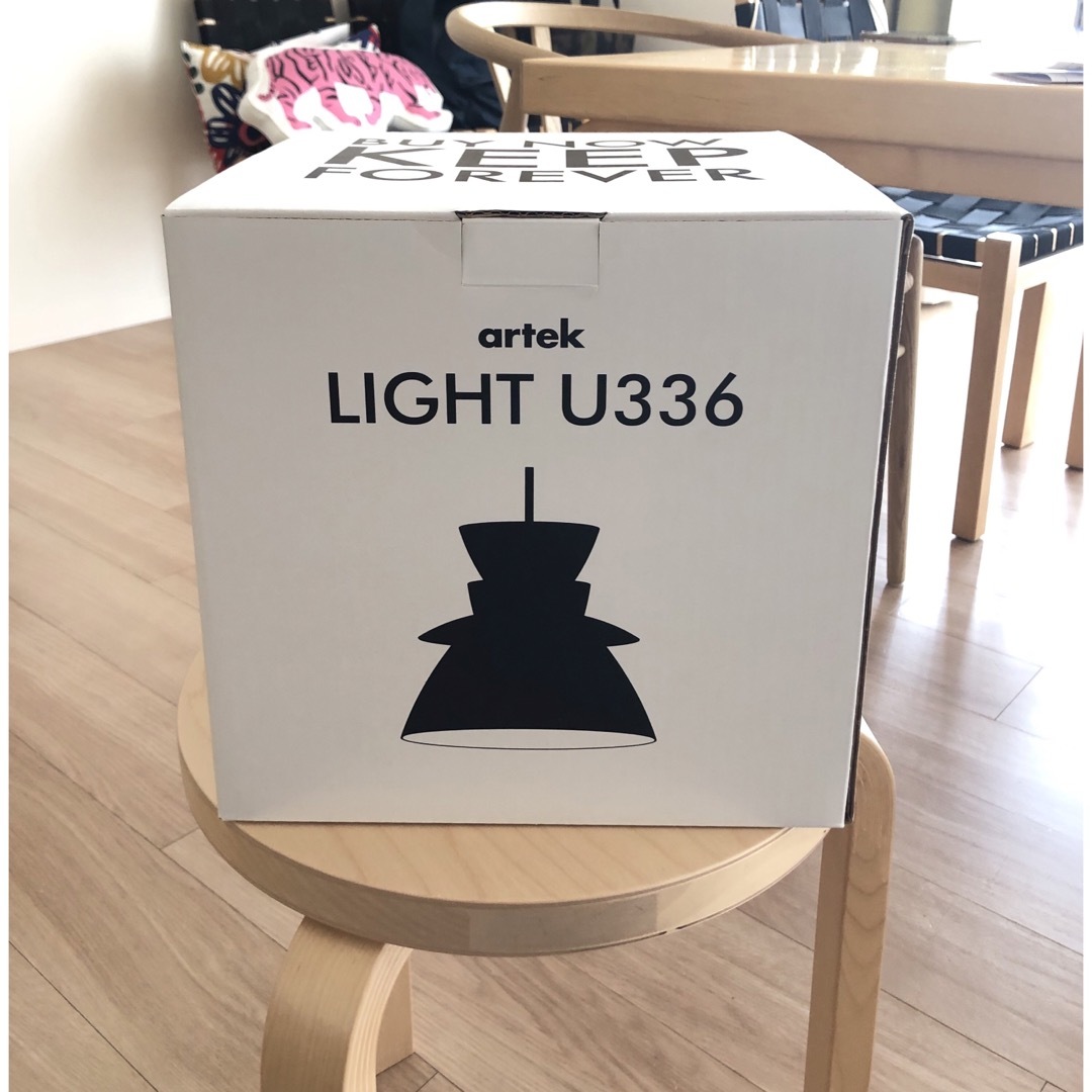 U336 ペンダントライト / ホワイト×ブラス Artek / アルテック インテリア/住まい/日用品のライト/照明/LED(天井照明)の商品写真