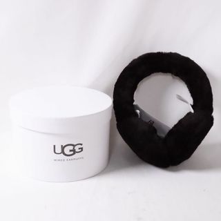 アグ(UGG)のUGG アグ イヤーマフ 18709 W EXPSED SHEEPSKIN TEC EARMUFF ブラック　(未使用)　(イヤーマフ)