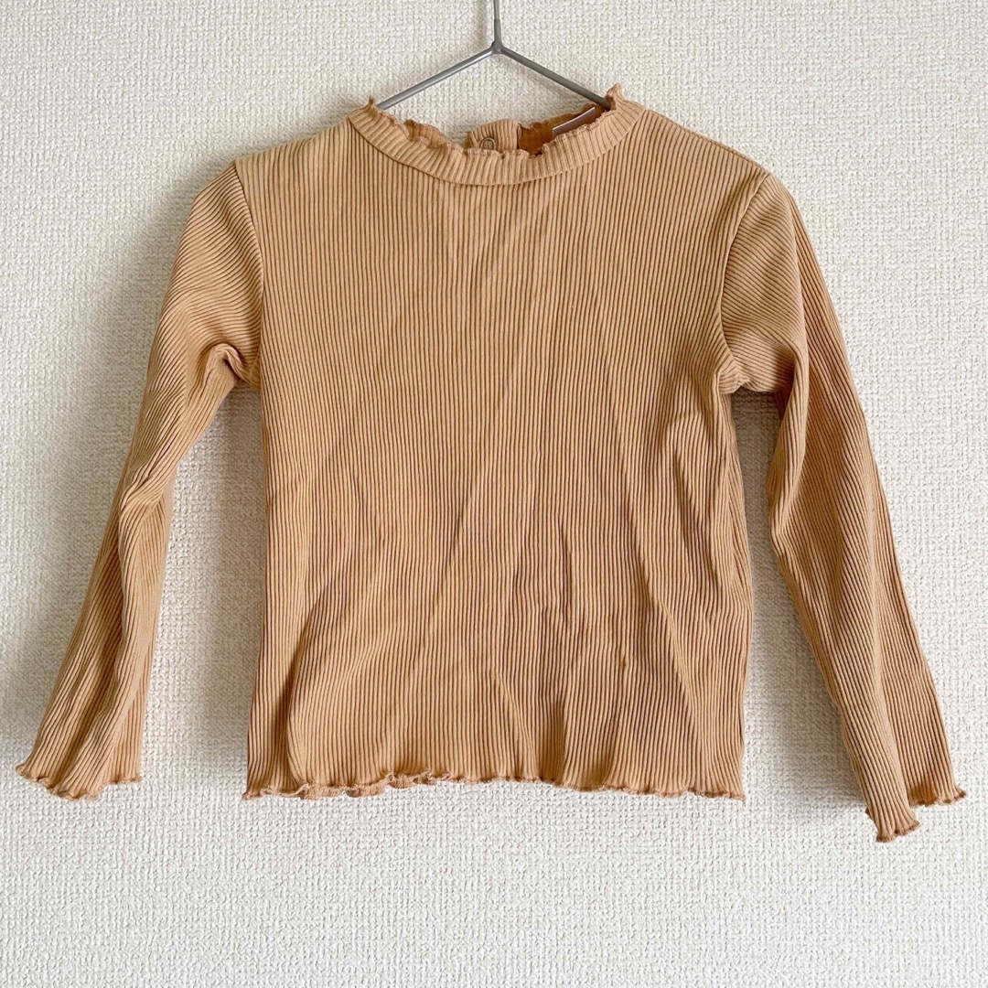 ZARA KIDS(ザラキッズ)のZARA KIDS リブTシャツ　92cm キッズ/ベビー/マタニティのキッズ服女の子用(90cm~)(Tシャツ/カットソー)の商品写真