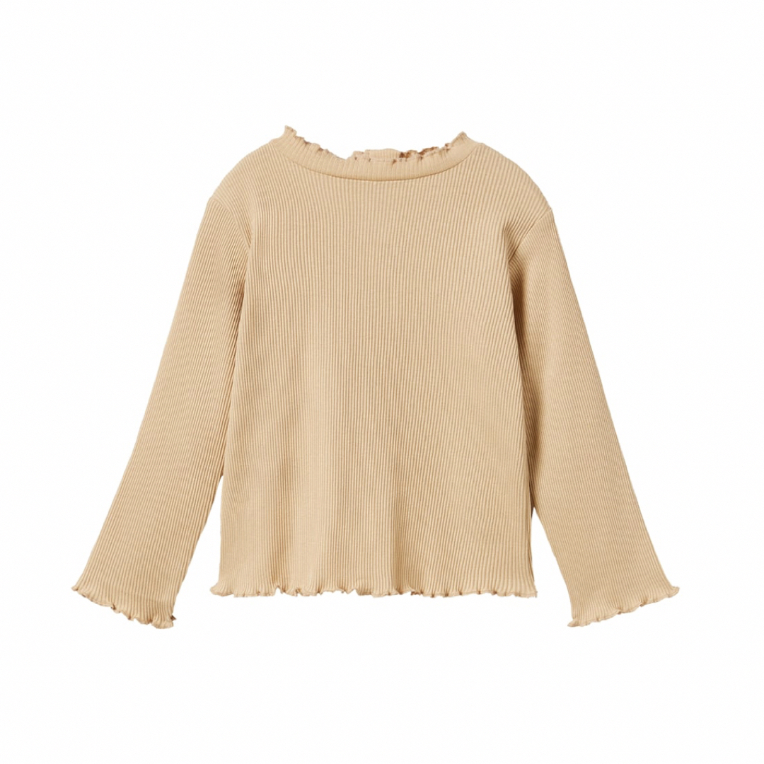 ZARA KIDS(ザラキッズ)のZARA KIDS リブTシャツ　92cm キッズ/ベビー/マタニティのキッズ服女の子用(90cm~)(Tシャツ/カットソー)の商品写真