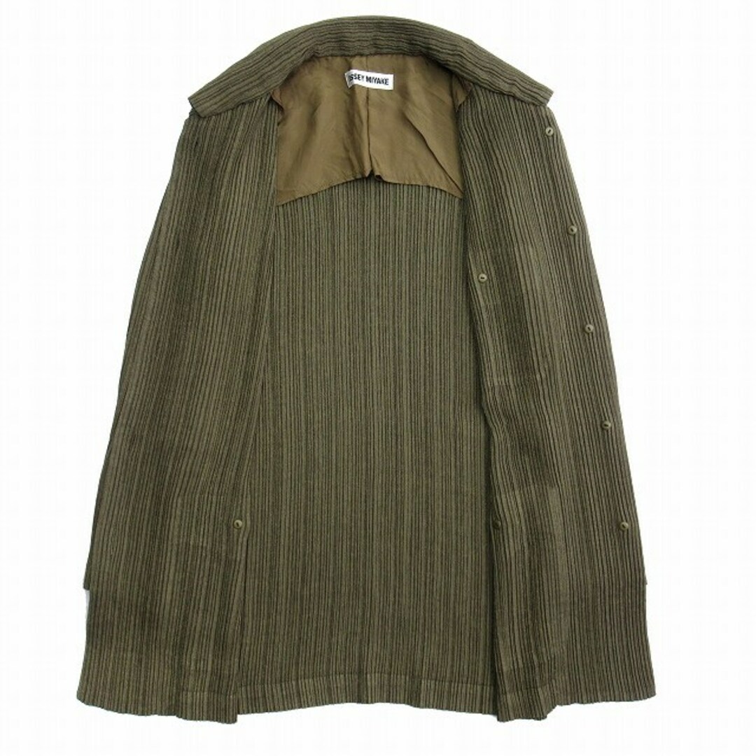 ISSEY MIYAKE - 美品 97ss イッセイミヤケ プリーツ加工 ステンカラー