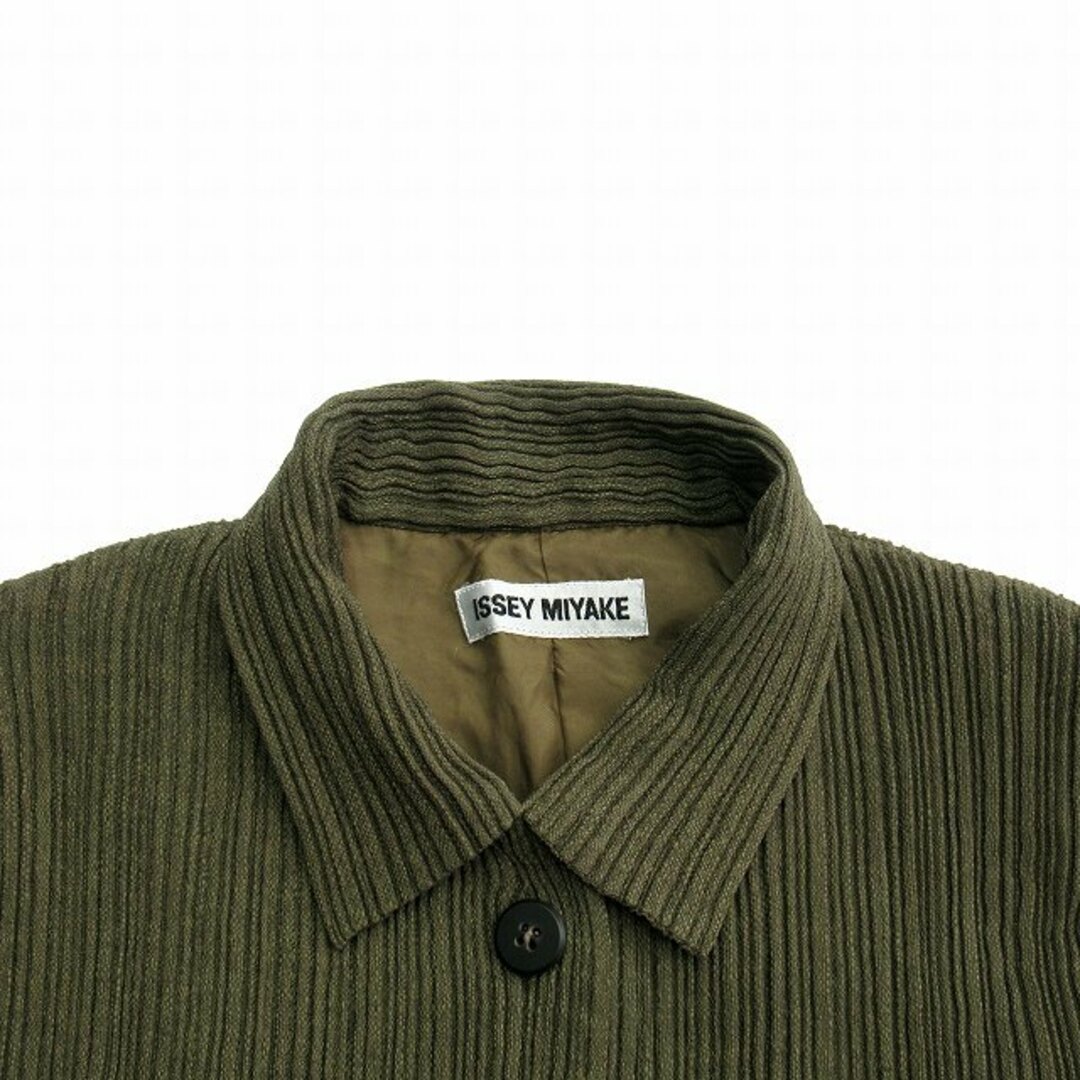 ISSEY MIYAKE - 美品 97ss イッセイミヤケ プリーツ加工 ステンカラー