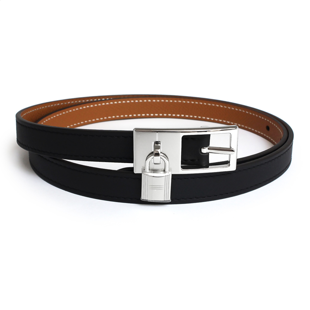 Hermes - エルメス ラッキー カデナ リバーシブル ベルト 15MM 80CM